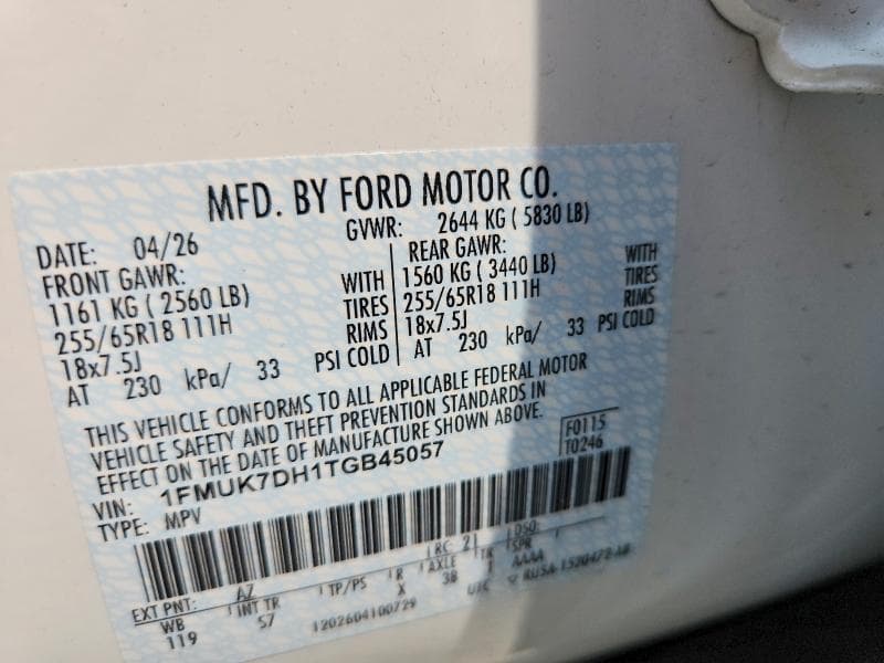 2026 FORD EXPLORER ACTIVE 13