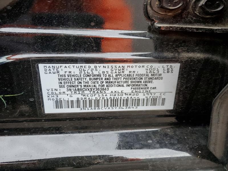 2025 NISSAN SENTRA SV 12
