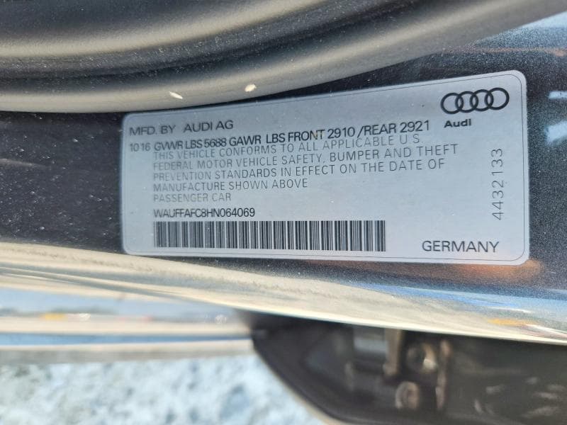 2017 AUDI S6 PREMIUM PLUS 12