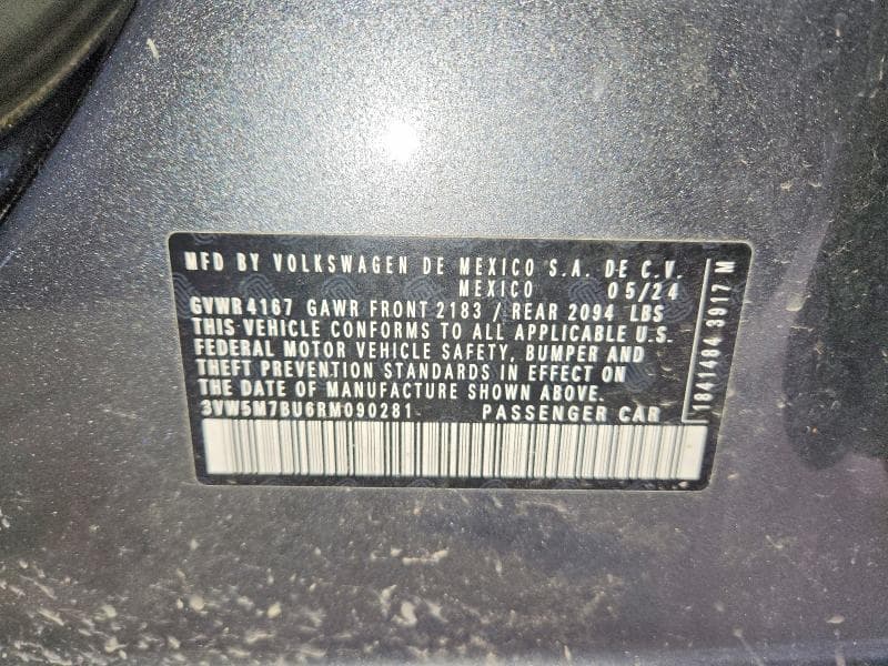 2024 VOLKSWAGEN JETTA S 12
