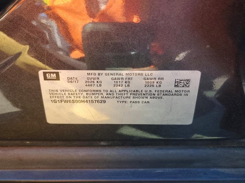 2017 CHEVROLET BOLT EV LT 12