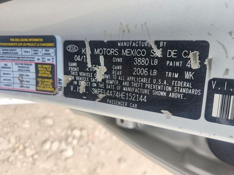 2017 KIA FORTE LX 13
