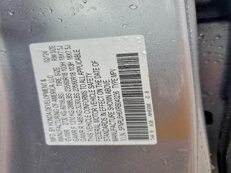 2024 HONDA ODYSSEY EXL 13