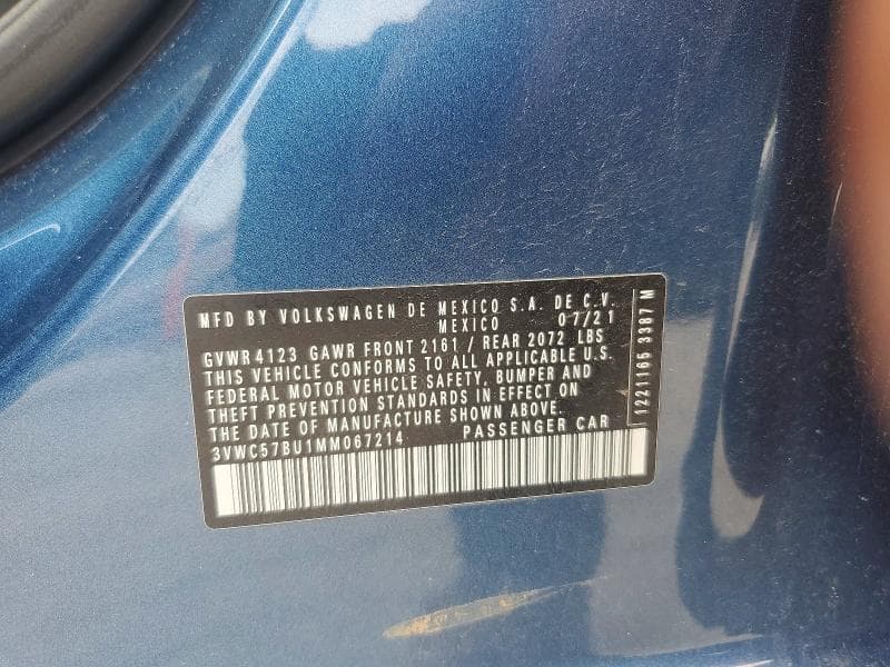 2021 VOLKSWAGEN JETTA S 12