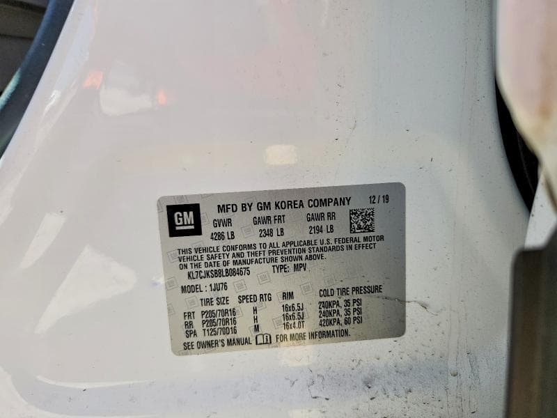 2020 CHEVROLET TRAX LS 13
