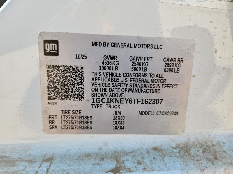 2026 CHEVROLET SILVERADO K2500 HEAVY DUTY LT 12