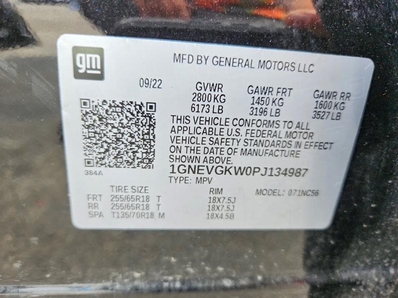2023 CHEVROLET TRAVERSE LT 13