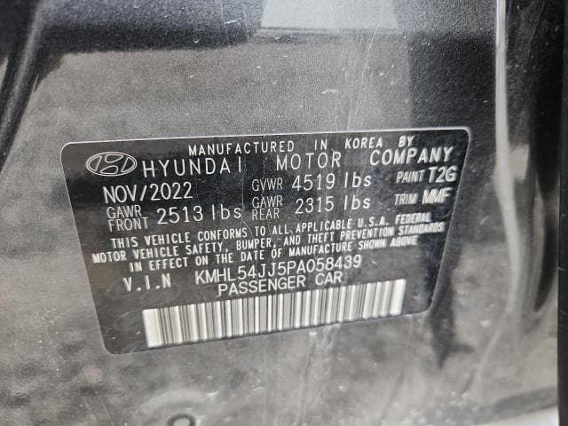 2023 HYUNDAI SONATA HYBRID LIMITED 12
