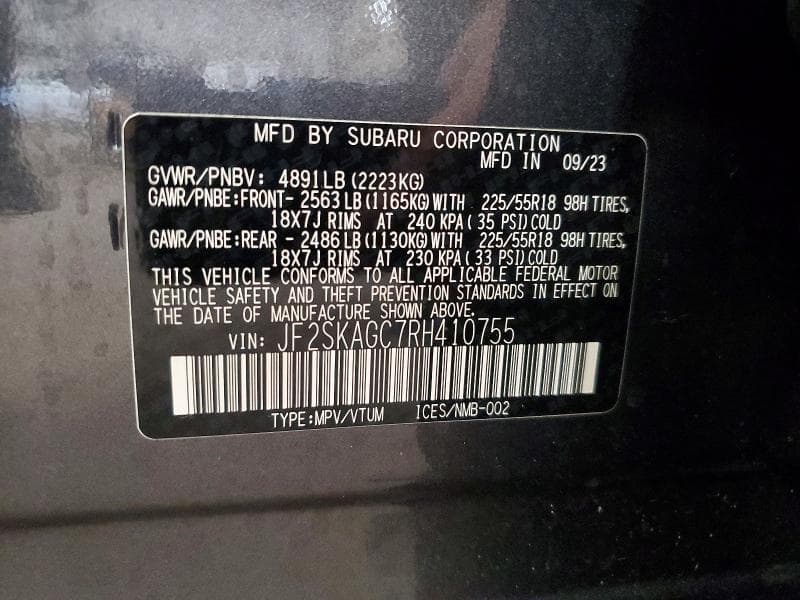 2024 SUBARU FORESTER SPORT 14