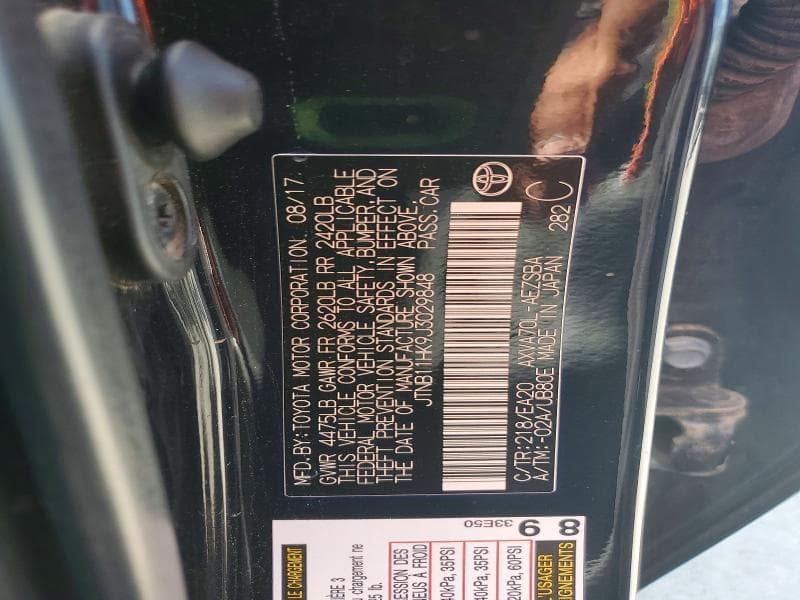 2018 TOYOTA CAMRY SE 12