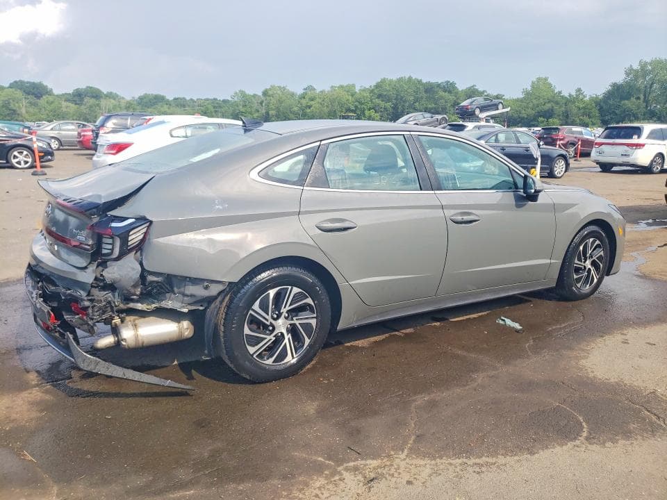 2021 HYUNDAI SONATA HYBRID BLUE 3