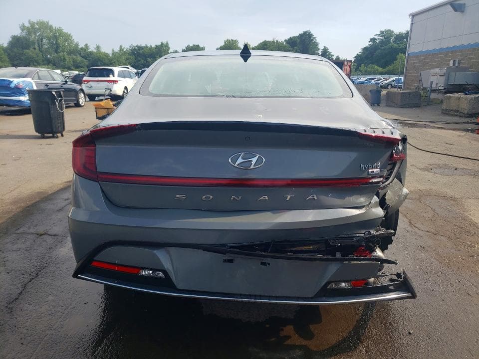 2021 HYUNDAI SONATA HYBRID BLUE 6