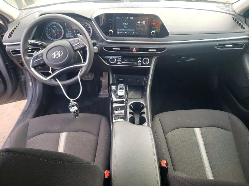 2021 HYUNDAI SONATA HYBRID BLUE 8