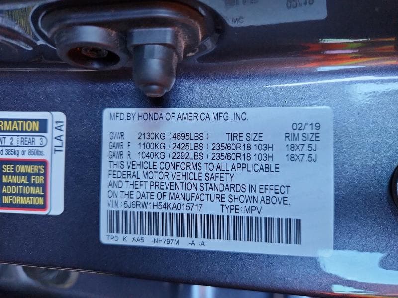 2019 HONDA CR-V EX 14