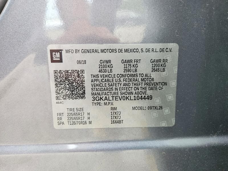 2019 GMC TERRAIN SLE 13