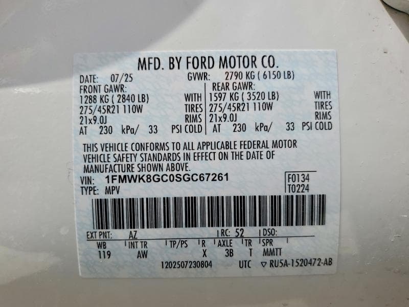 2025 FORD EXPLORER ST 13