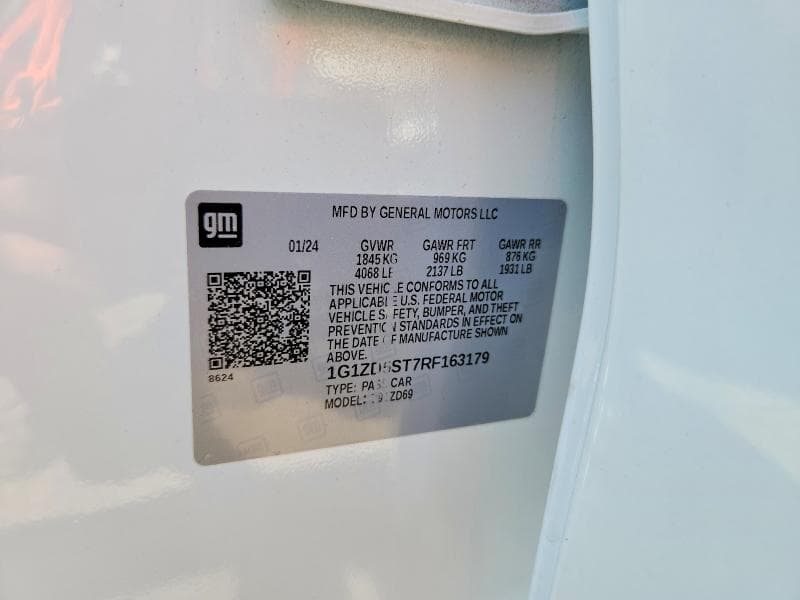 2024 CHEVROLET MALIBU LT 12