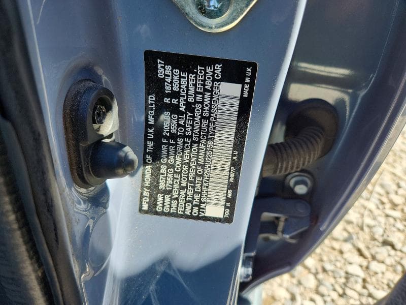 2017 HONDA CIVIC LX 12