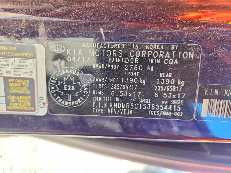2018 KIA SEDONA LX 13