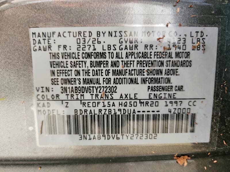 2026 NISSAN SENTRA SR 12