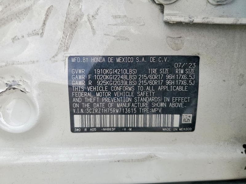 2024 HONDA HR-V EXL 13