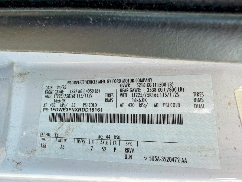 2024 FORD ECONOLINE E350 SUPER DUTY CUTAWAY VAN E350 SUPER DUTY CUTAWAY VAN 11