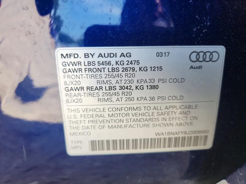 2018 AUDI Q5 PREMIUM PLUS 13