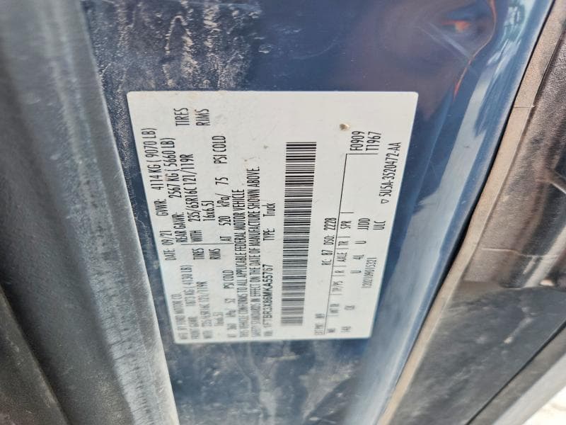 2021 FORD TRANSIT 250 DELIVERY VAN 13