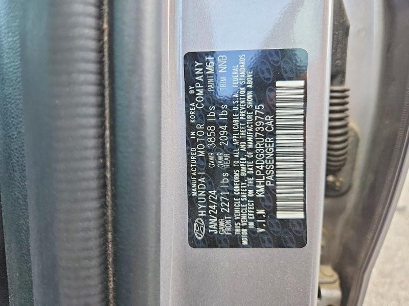 2024 HYUNDAI ELANTRA LIMITED 12