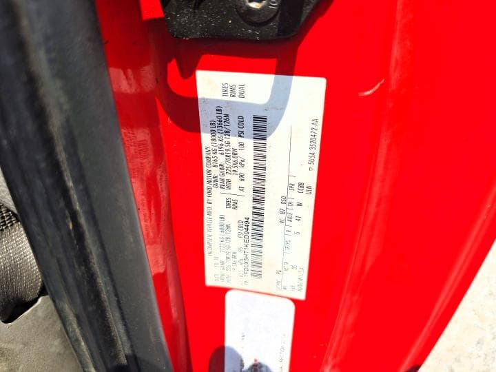 2019 FORD F550XXLTSD DELIVERY TRUCK 9