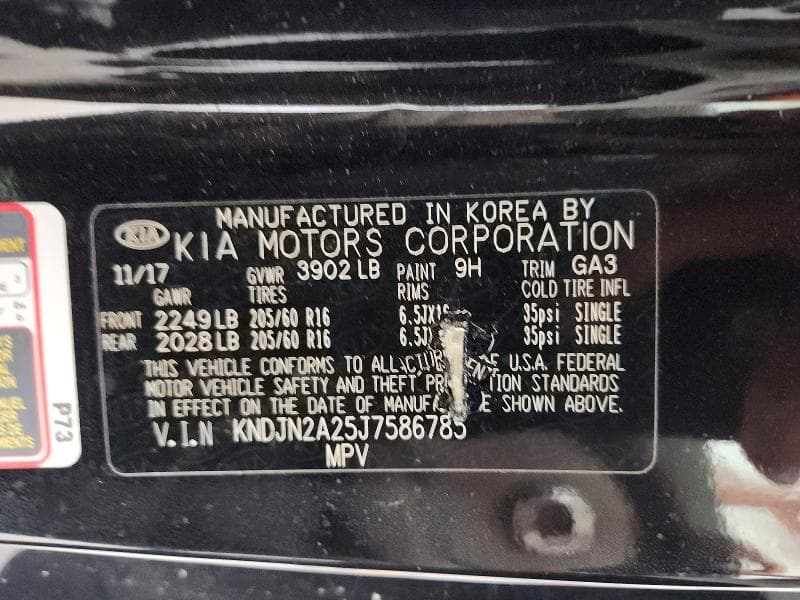 2018 KIA SOUL BASE 12