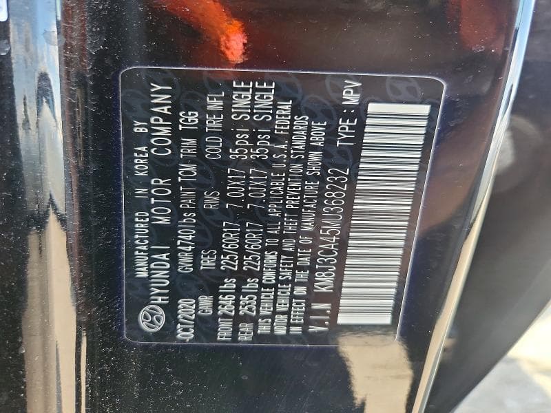 2021 HYUNDAI TUCSON VALUE 13
