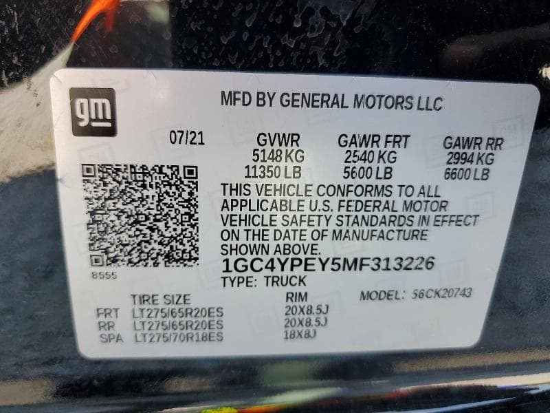 2021 CHEVROLET SILVERADO K2500 HEAVY DUTY LTZ 12
