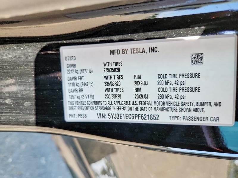 2023 TESLA MODEL 3 13