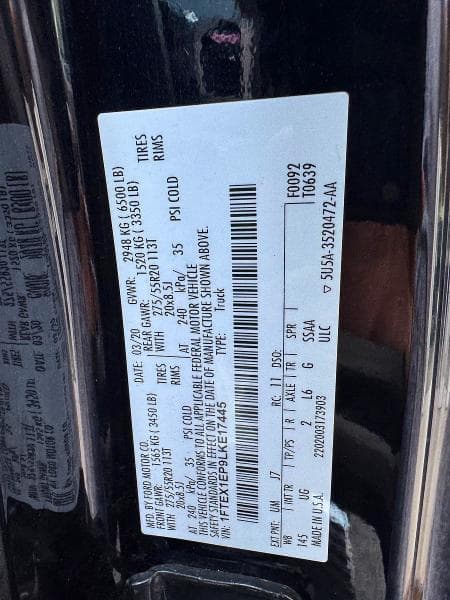 2020 FORD F150 SUPER CAB SUPER CAB 13