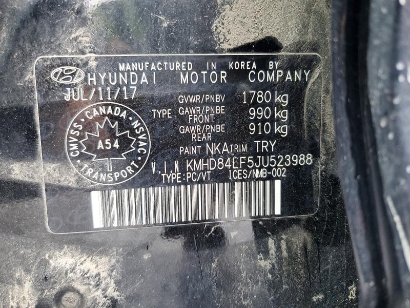 2018 HYUNDAI ELANTRA SEL 13