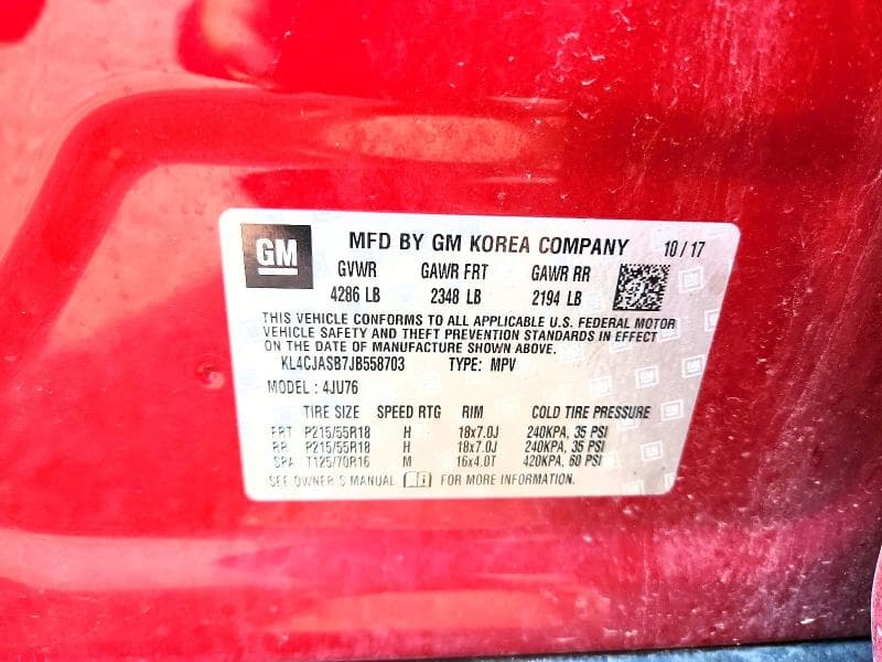 2018 BUICK ENCORE PREFERRED 13