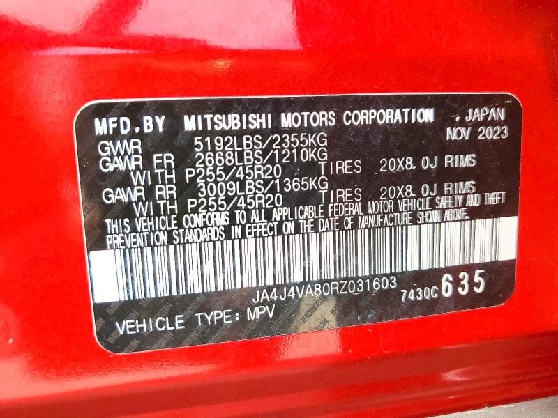 2024 MITSUBISHI OUTLANDER SE 13