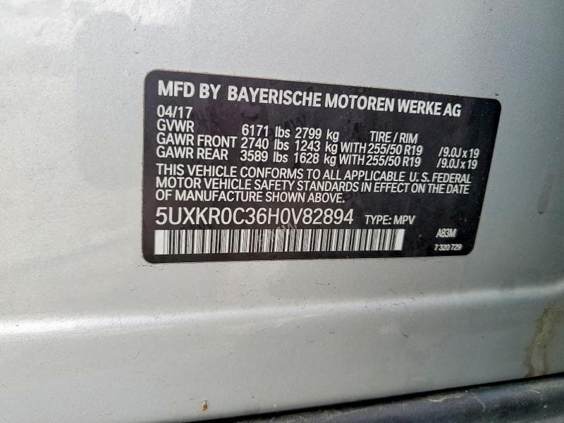 2017 BMW X5 XDRIVE35I 13