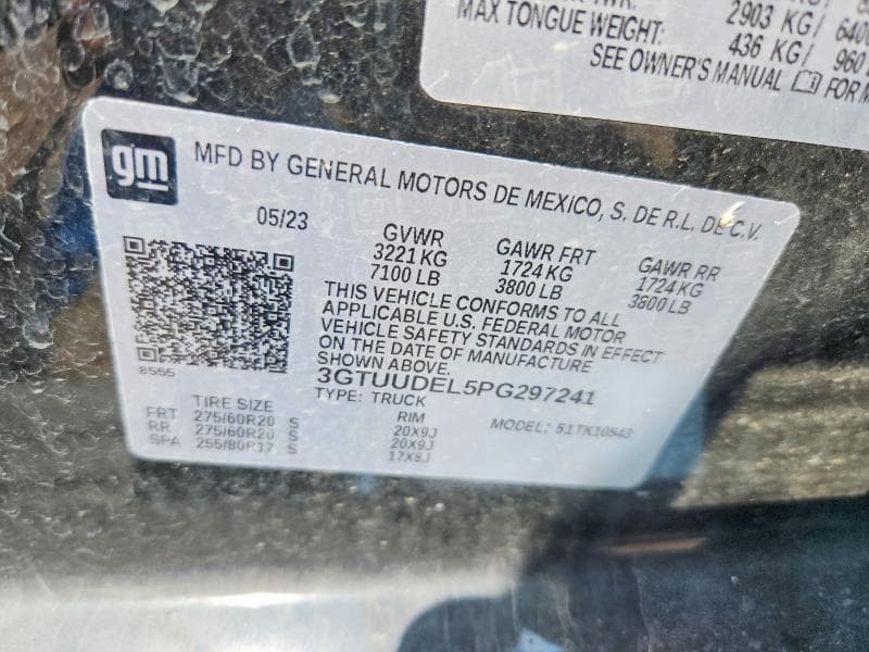 2023 GMC SIERRA K1500 SLT 13