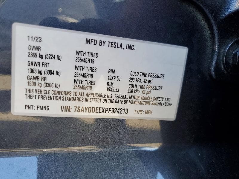 2023 TESLA MODEL Y 13