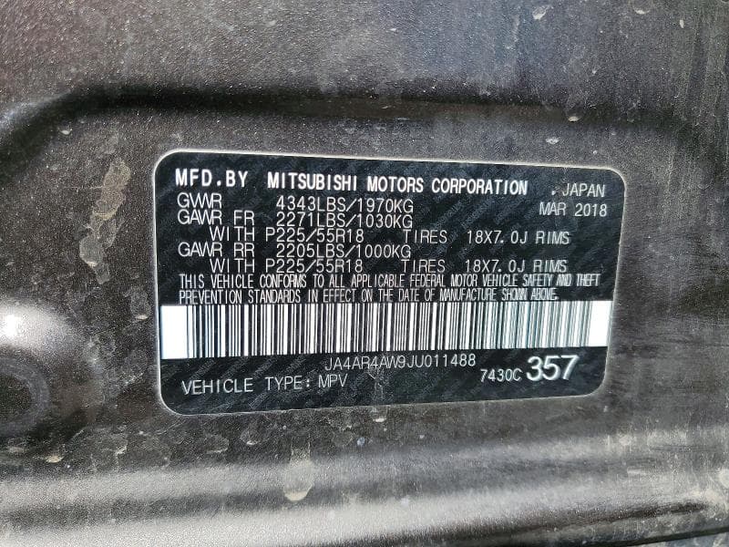 2018 MITSUBISHI OUTLANDER SPORT SEL 14