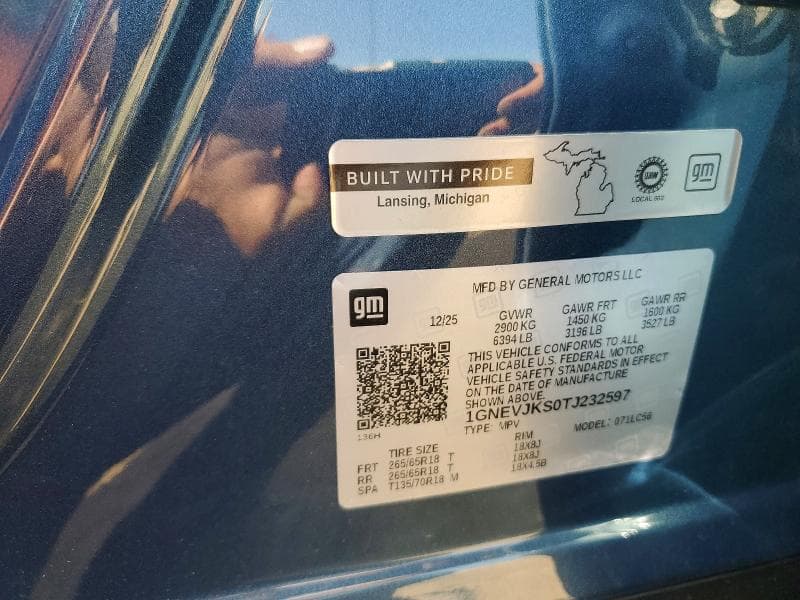 2026 CHEVROLET TRAVERSE Z71 13