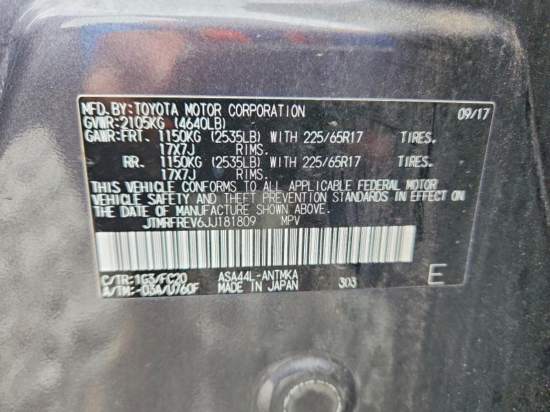 2018 TOYOTA RAV4 XLE 14