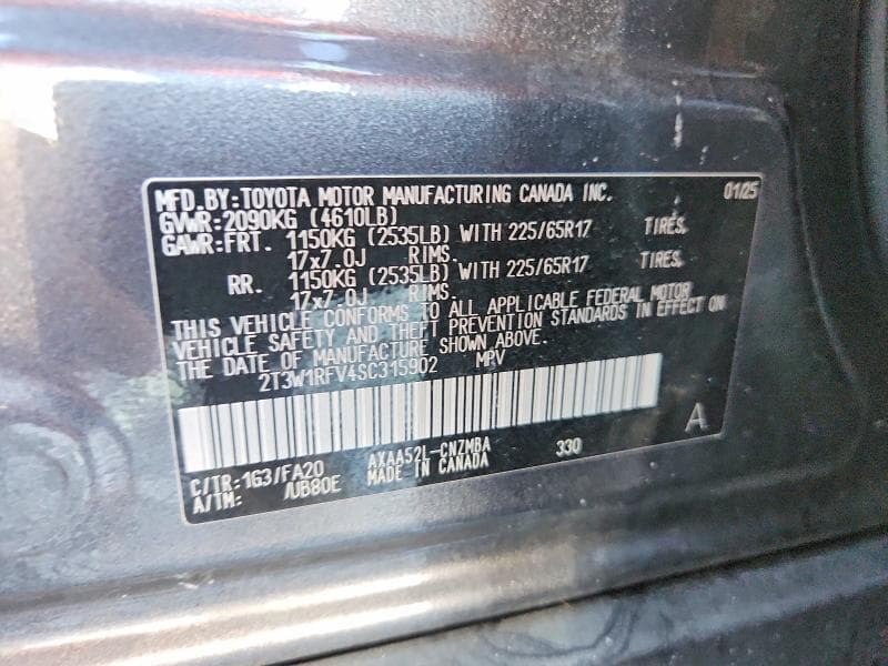 2025 TOYOTA RAV4 XLE 14