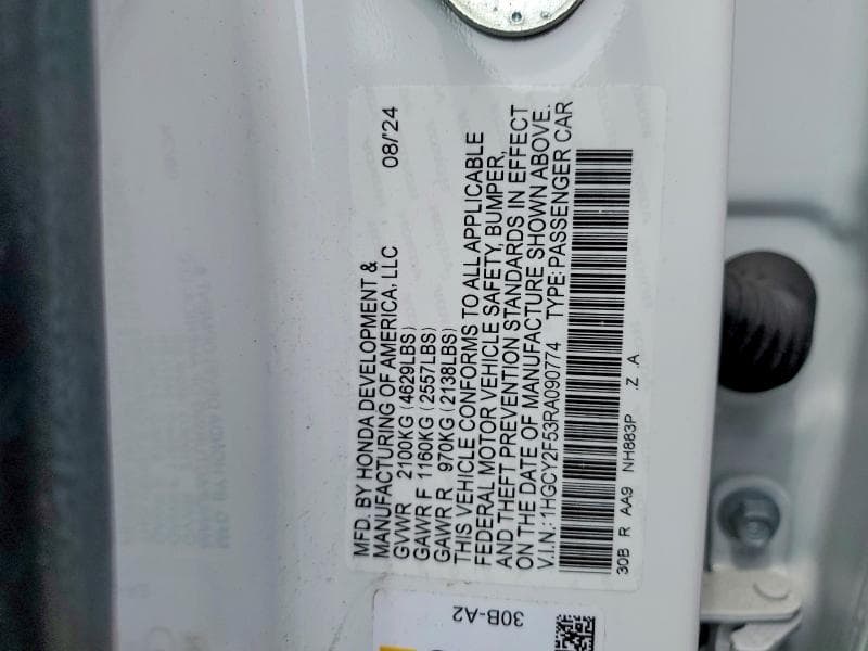 2024 HONDA ACCORD HYBRID SPORT 12