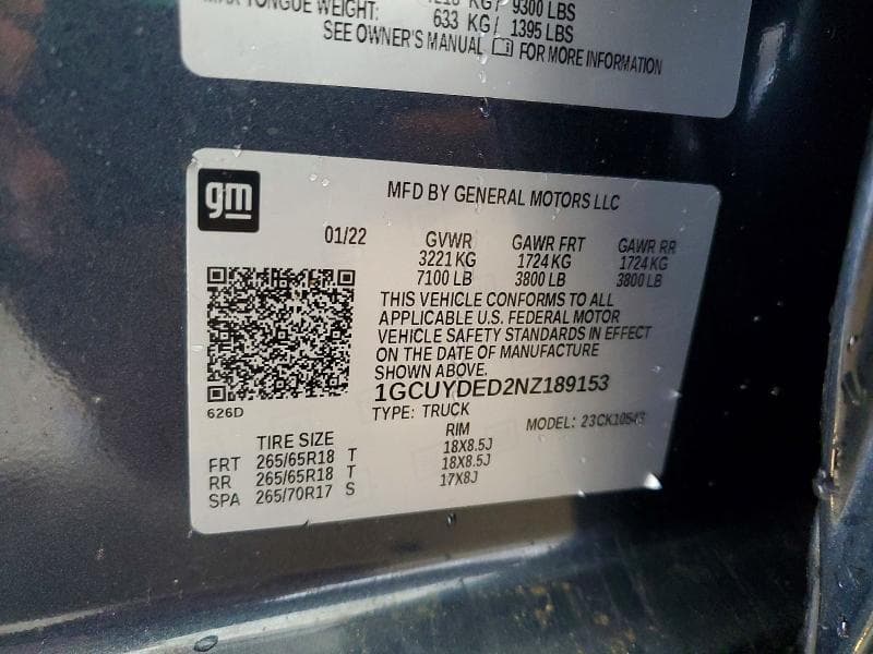 2022 CHEVROLET SILVERADO LTD K1500 LT 12