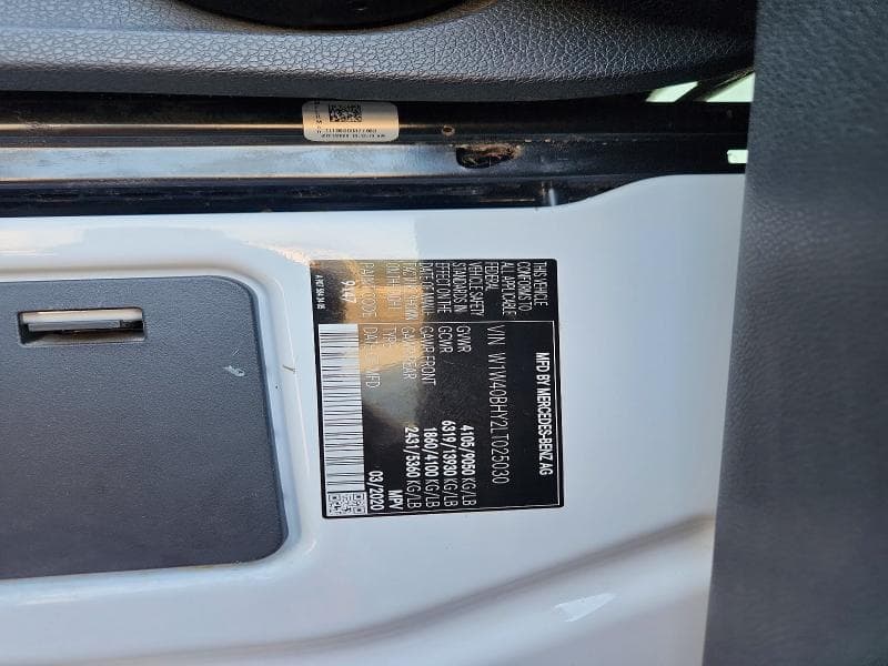 2020 MERCEDES-BENZ SPRINTER 2500 13