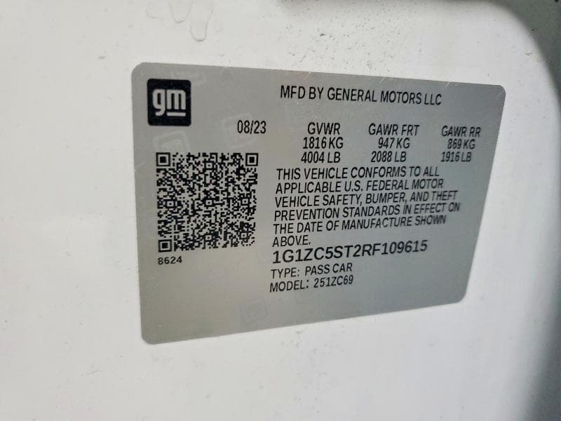 2024 CHEVROLET MALIBU LS 12