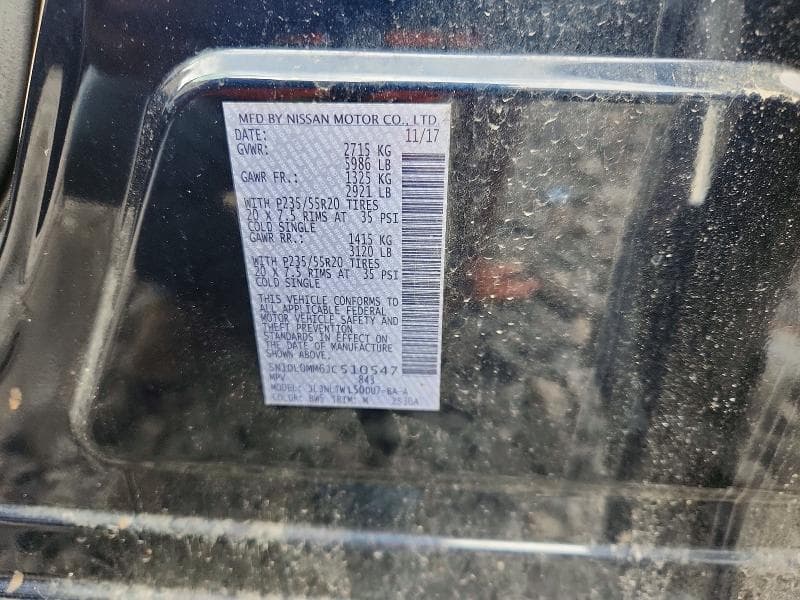 2018 INFINITI QX60 BASE 12